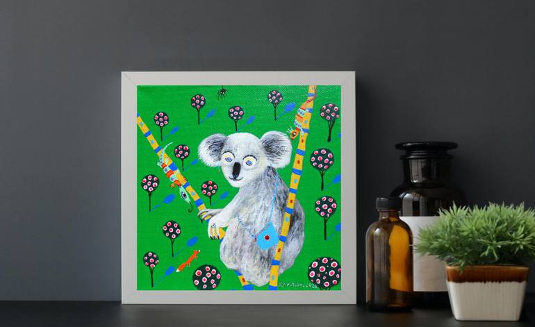 Original Fine Art Animal Painting by Katrina Avotina