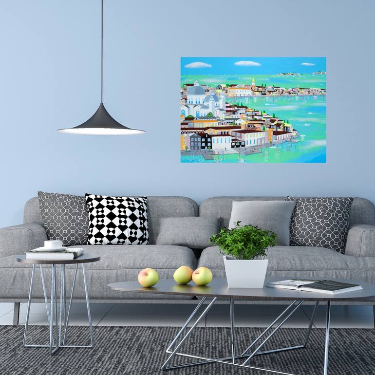 Original Fine Art Seascape Painting by Katrina Avotina