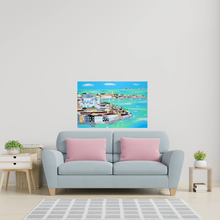 Original Fine Art Seascape Painting by Katrina Avotina