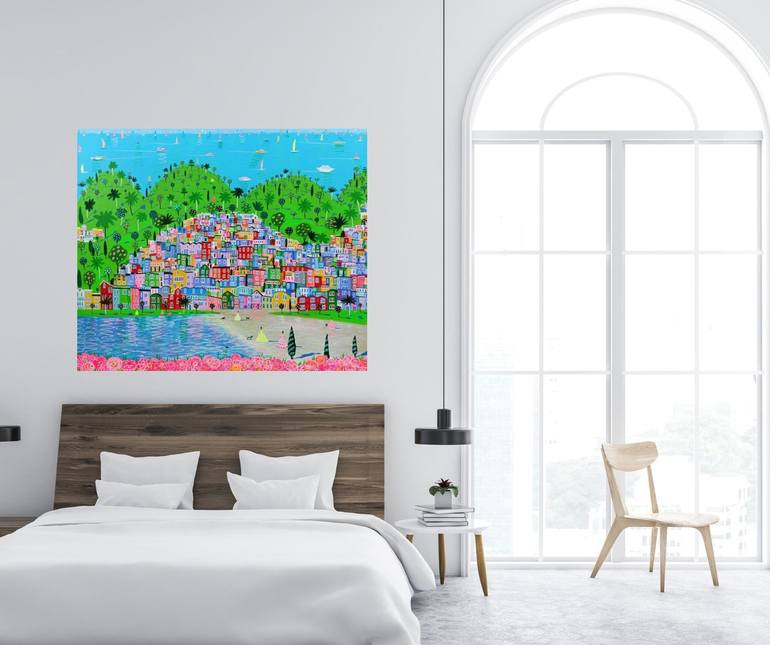 Original Impressionism Landscape Painting by Katrina Avotina