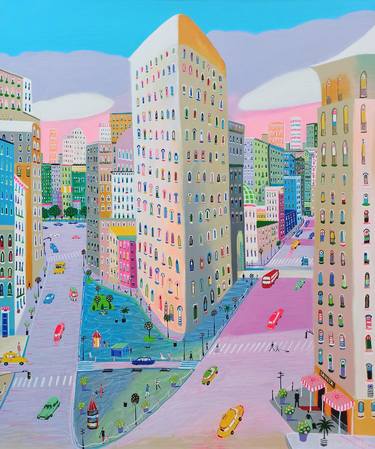 Print of Fine Art Cities Paintings by Katrina Avotina