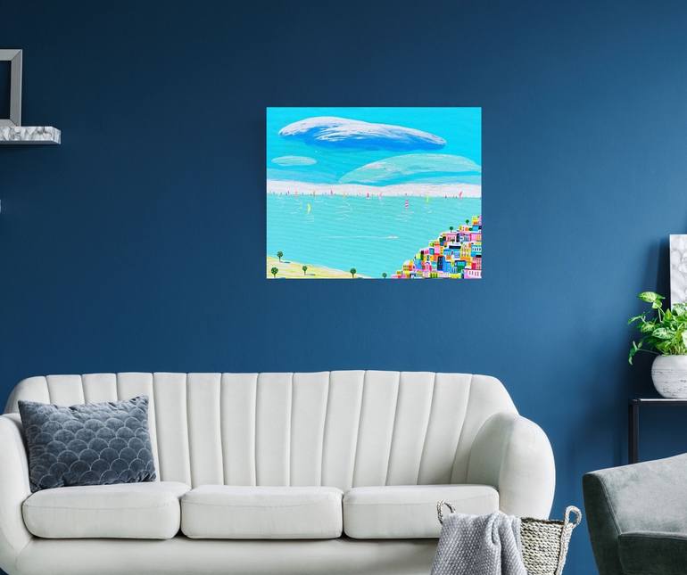 Original Impressionism Seascape Painting by Katrina Avotina