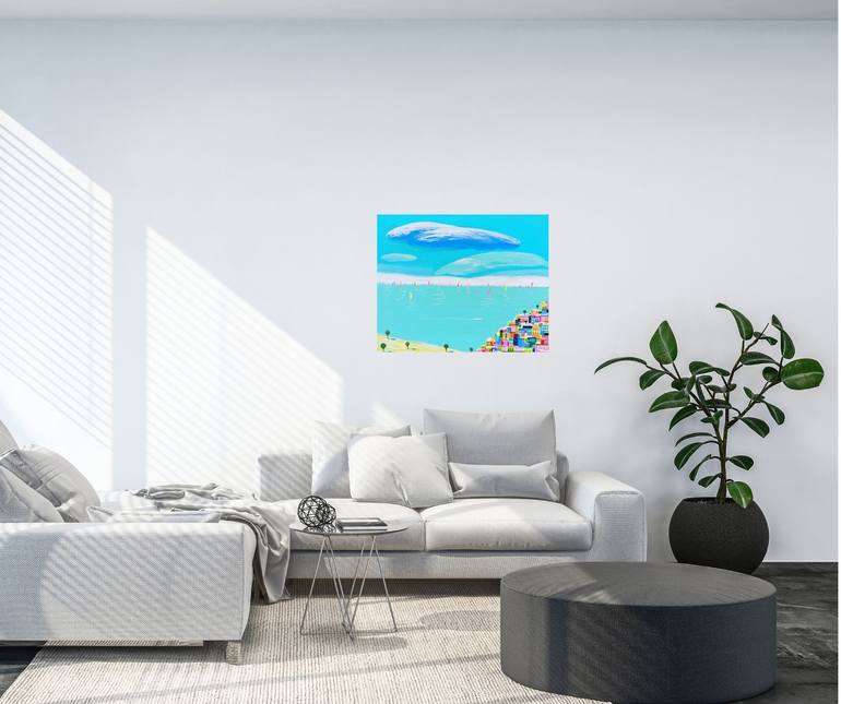 Original Impressionism Seascape Painting by Katrina Avotina