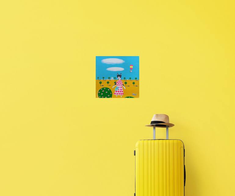 Original Impressionism Animal Painting by Katrina Avotina