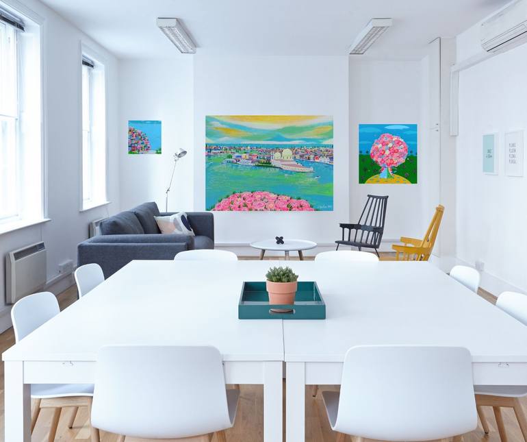 Original Impressionism Landscape Painting by Katrina Avotina