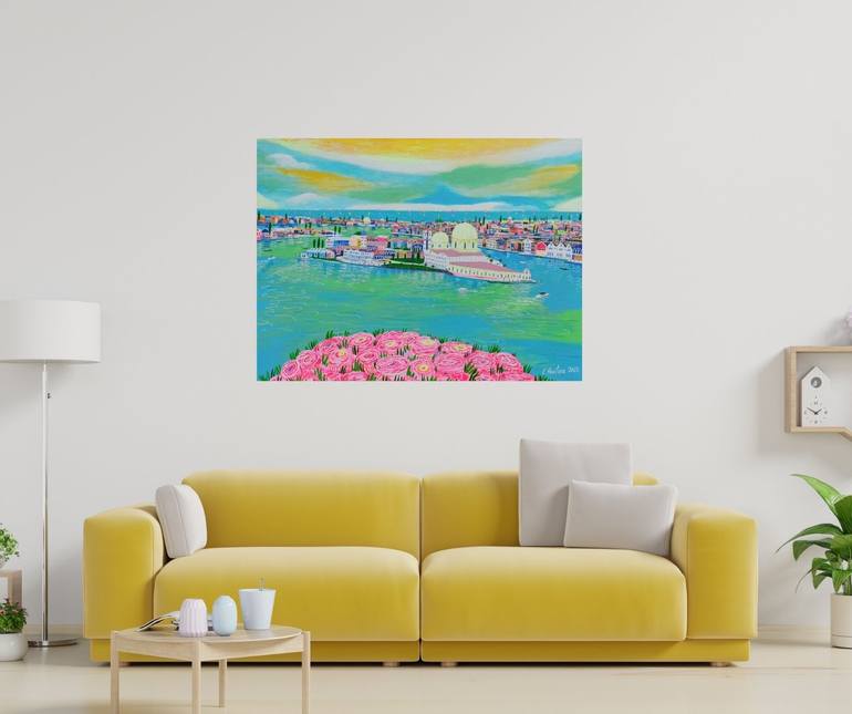 Original Impressionism Landscape Painting by Katrina Avotina