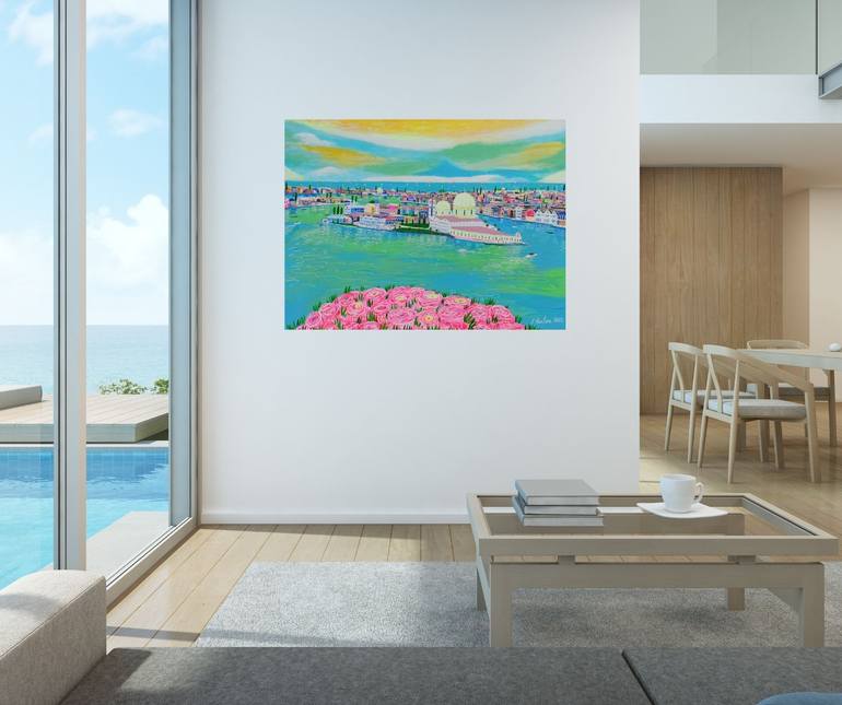 Original Impressionism Landscape Painting by Katrina Avotina