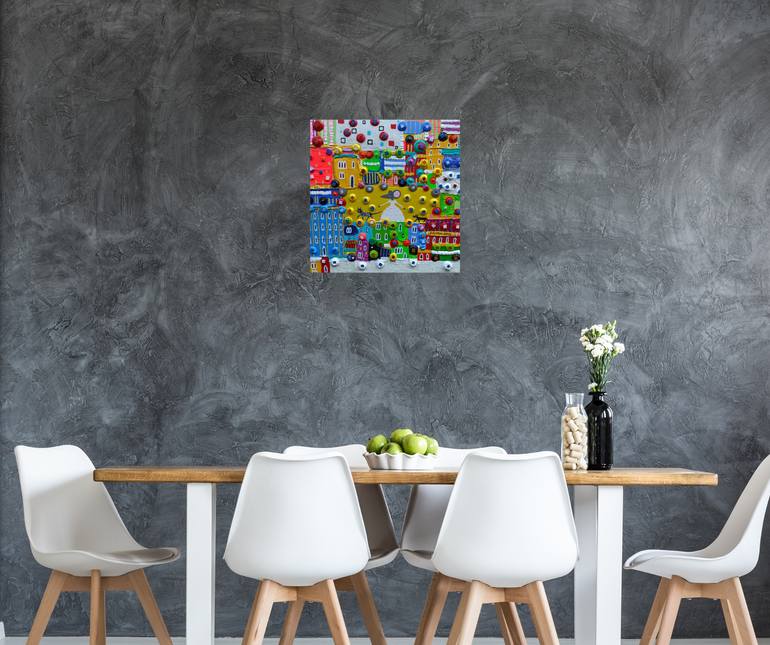 Original Abstract Animal Painting by Katrina Avotina