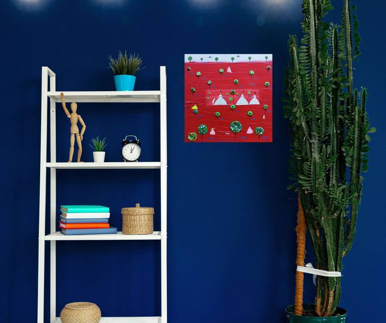 Original Impressionism Landscape Painting by Katrina Avotina