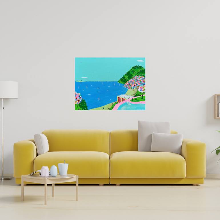 Original Impressionism Seascape Painting by Katrina Avotina