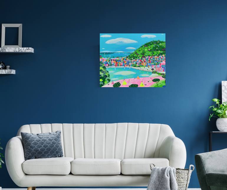 Original Fine Art Seascape Painting by Katrina Avotina