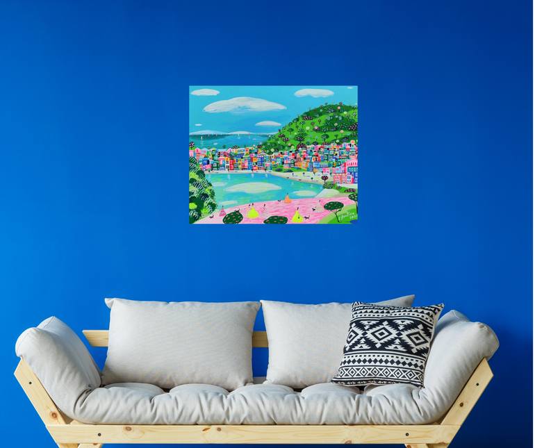 Original Fine Art Seascape Painting by Katrina Avotina