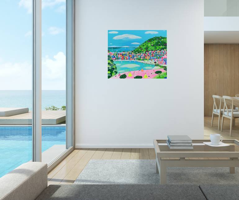 Original Fine Art Seascape Painting by Katrina Avotina