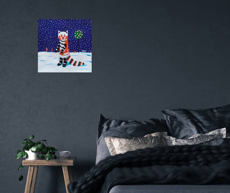 Original Impressionism Animal Painting by Katrina Avotina