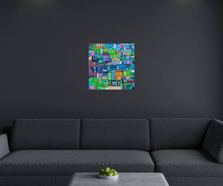 Original Impressionism Animal Painting by Katrina Avotina
