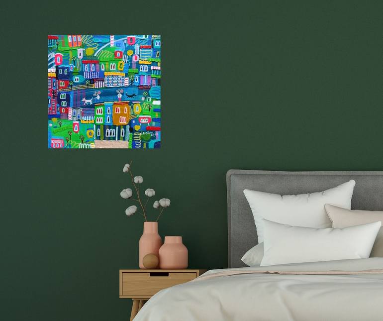 Original Impressionism Animal Painting by Katrina Avotina