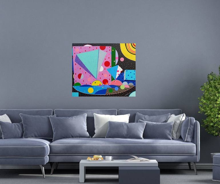 Original Fine Art Abstract Painting by Katrina Avotina