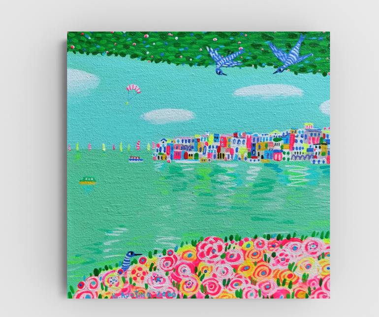 Original Impressionism Landscape Painting by Katrina Avotina