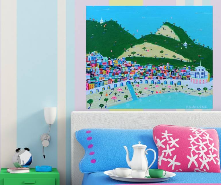 Original Impressionism Seascape Painting by Katrina Avotina