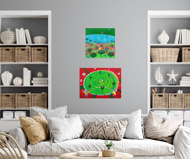 Original Fine Art Landscape Painting by Katrina Avotina