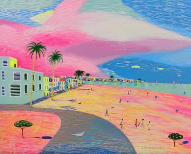 Print of Fine Art Seascape Paintings by Katrina Avotina