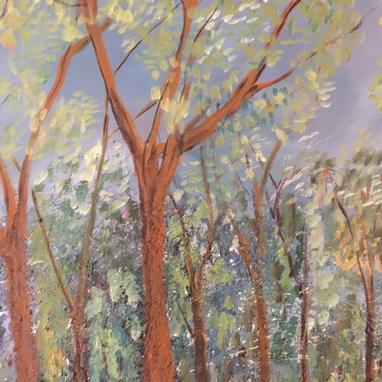 Original Impressionism Landscape Painting by Ali Asad
