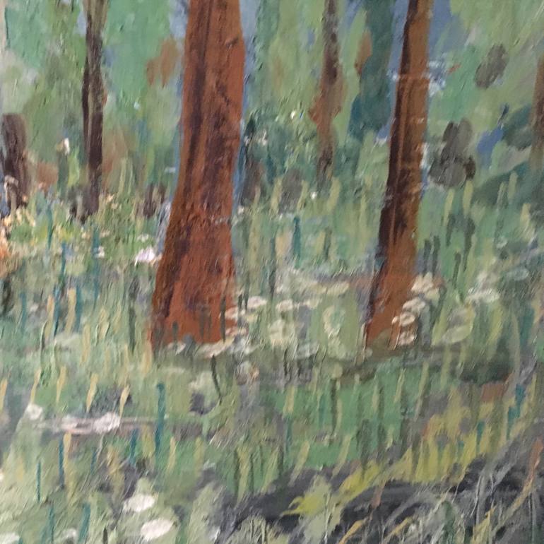 Original Impressionism Landscape Painting by Ali Asad