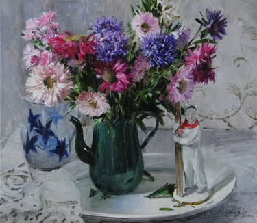 Still life with asters thumb