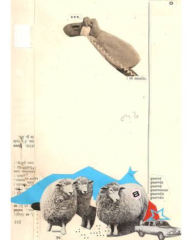 Original Dada Nature Collage by James Chappell