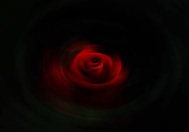 Red rose in a vortex - Limited Edition 1 of 1 thumb
