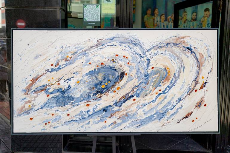 Original Conceptual Abstract Painting by Olena Moloda