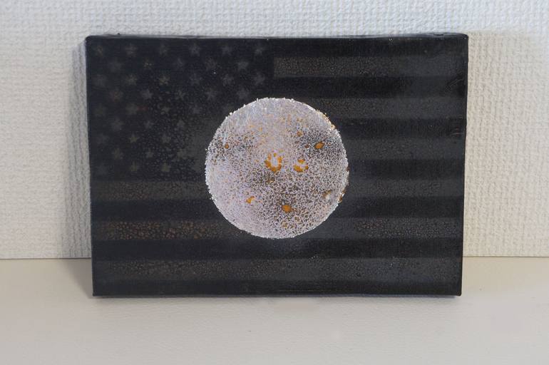 Original Conceptual Politics Painting by Emiko Ishida