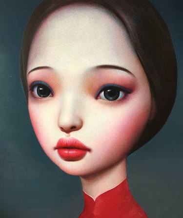 Original Figurative Portrait Paintings by Lucy Han