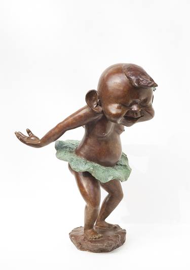Original Children Sculpture by Lucy Han