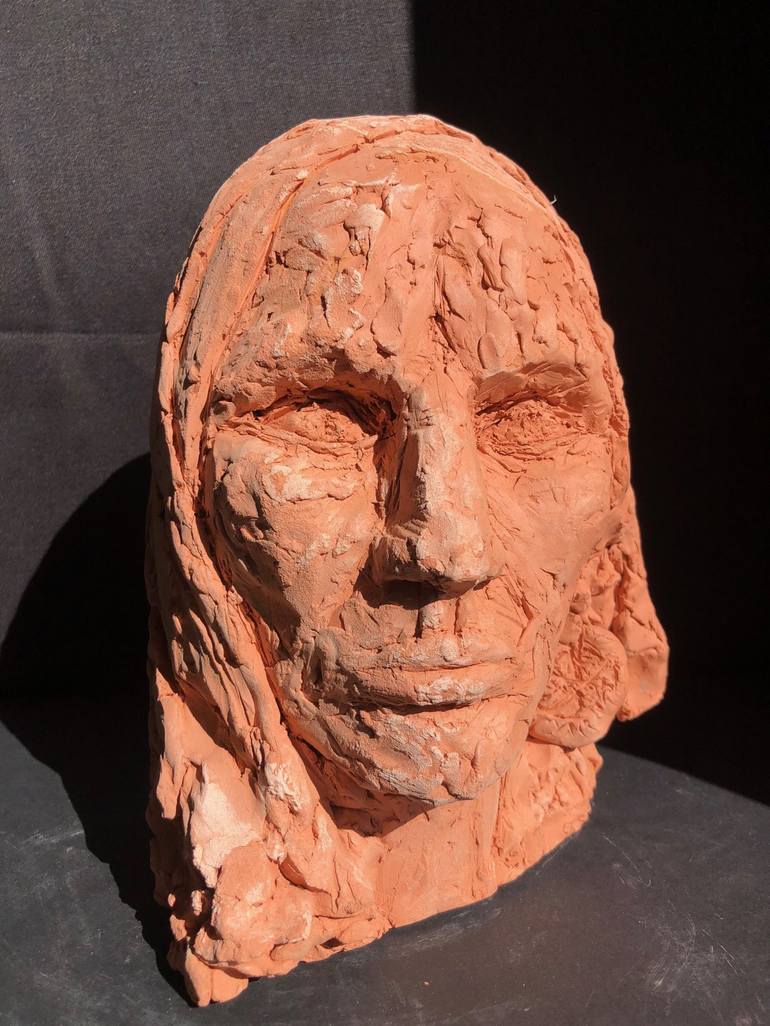 Original Expressionism People Sculpture by DOMINIQUE GANIAGE