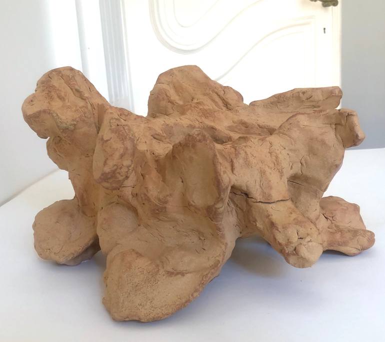 Original Abstract Expressionism Animal Sculpture by Dominique Ganiage