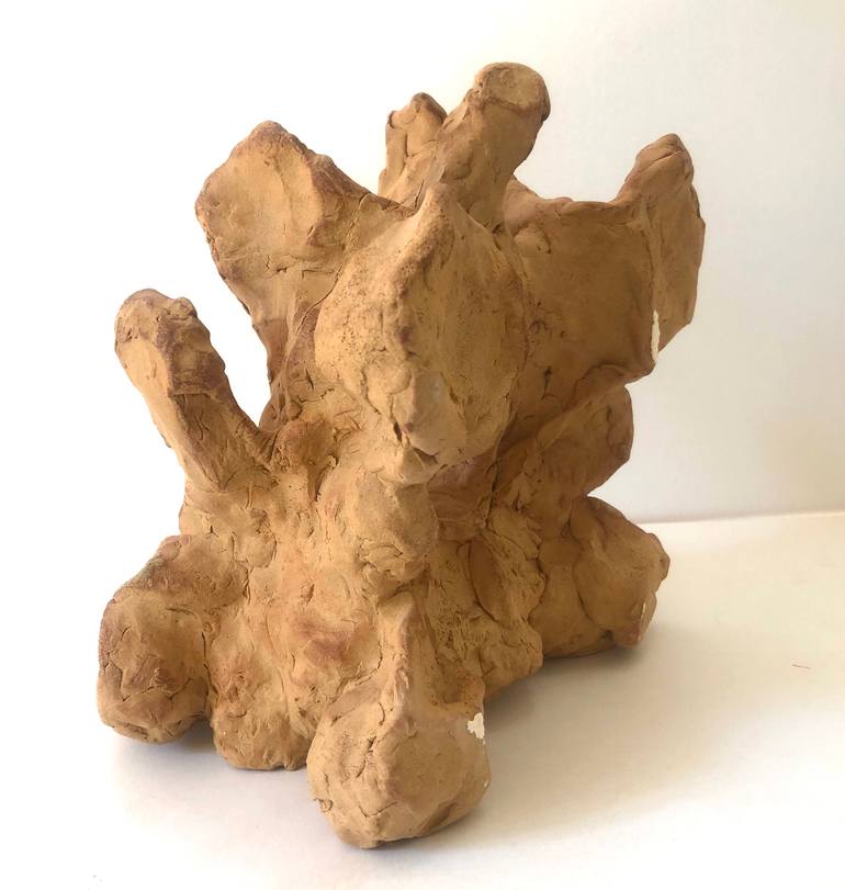 Original Abstract Expressionism Animal Sculpture by Dominique Ganiage