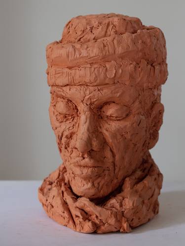 Print of Abstract Expressionism Portrait Sculpture by DOMINIQUE GANIAGE