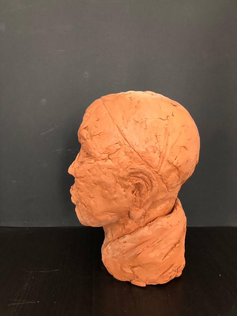 Original Abstract Expressionism People Sculpture by Dominique Ganiage