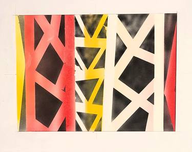 Original Abstract Painting by Geddy Sprindys