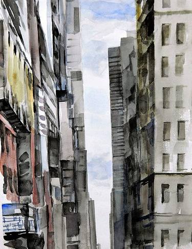 Original Realism Architecture Paintings by Geddy Sprindys