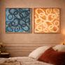 Interior duo - "The Chain Gang" and "Blue Loopy"