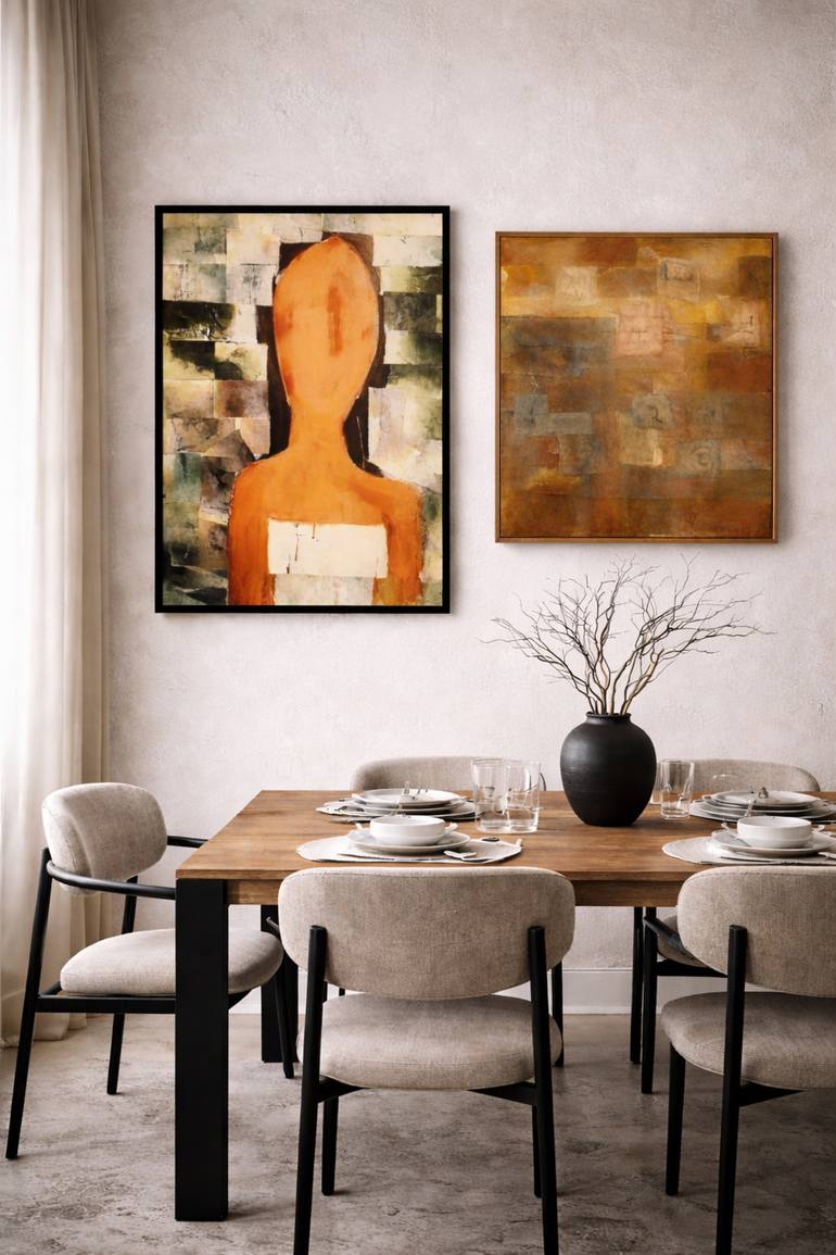 Original Abstract Mixed Media by Kerryn Levy