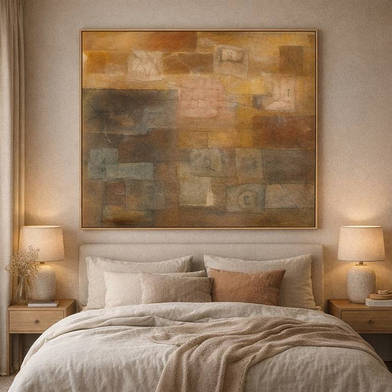 Original Abstract Mixed Media by Kerryn Levy