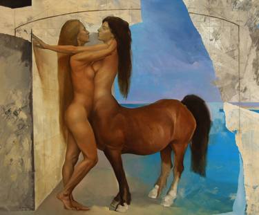 Print of Fine Art Nude Paintings by Tsanko Tsankov