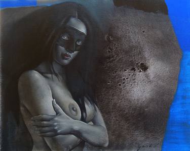 Original Figurative Nude Painting by Tsanko Tsankov