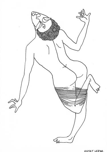 Print of Abstract Men Drawings by Rajat verma