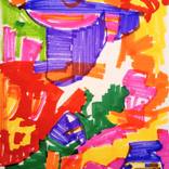 Thought.... Drawing on paper 5x7 inches by Rajat verma