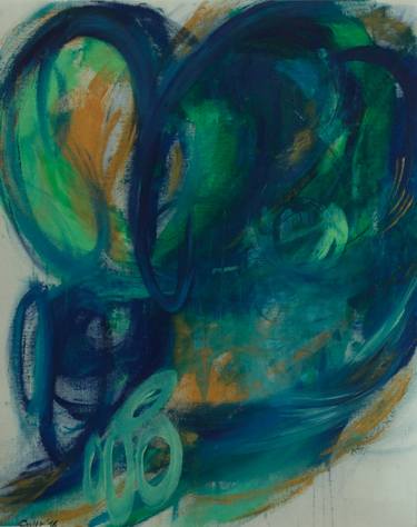 Print of Modern Abstract Paintings by Carolin Boehning rainbowcalla