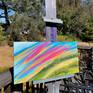 NEON LIGHTS outside on my easel